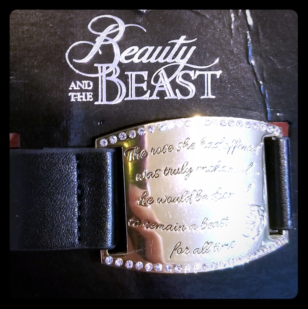 Beauty and the beast cuff bracelet
